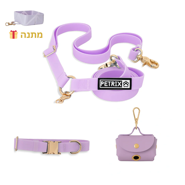 PETRIX | סט מלא רצועה ללא ידיים | צבע סגול